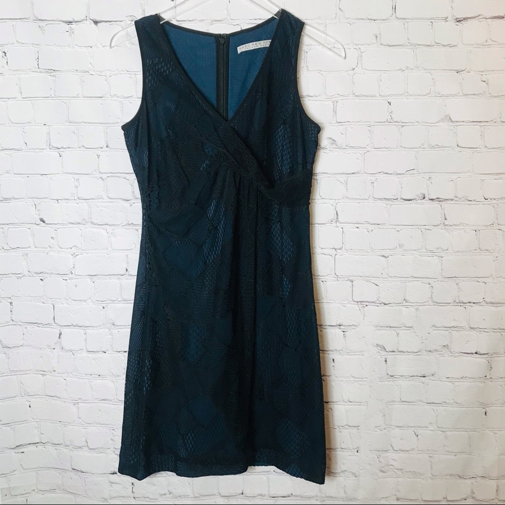 Marc New York Black Lace Cocktail Dress SZ 6